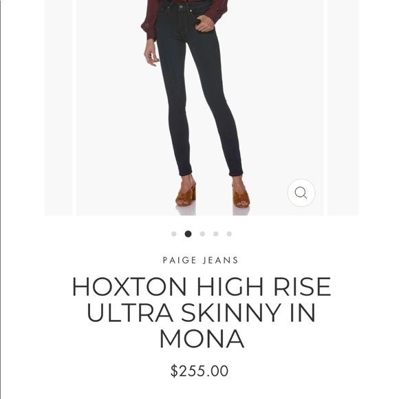 Like New Paige Hoxton Ultra Skinny Jeans - Picture 7 of 7